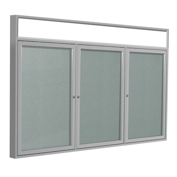 Enclosed Vinyl Bulletin Board 48x72
